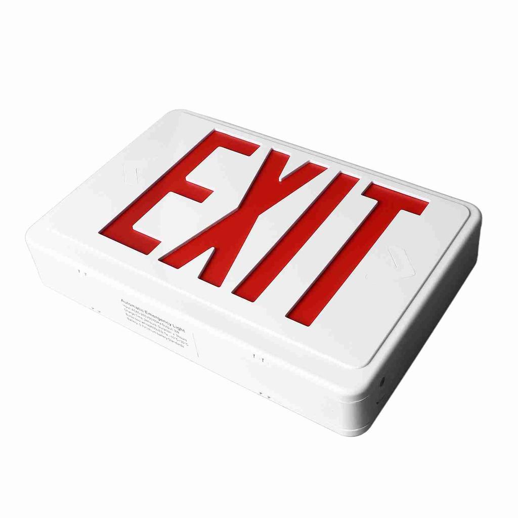 Светодиодный аварийный указатель выхода Профессиональная степень защиты IP30 Долговечный светодиодный указатель выхода красного цвета для бизнеса AC85‑265V