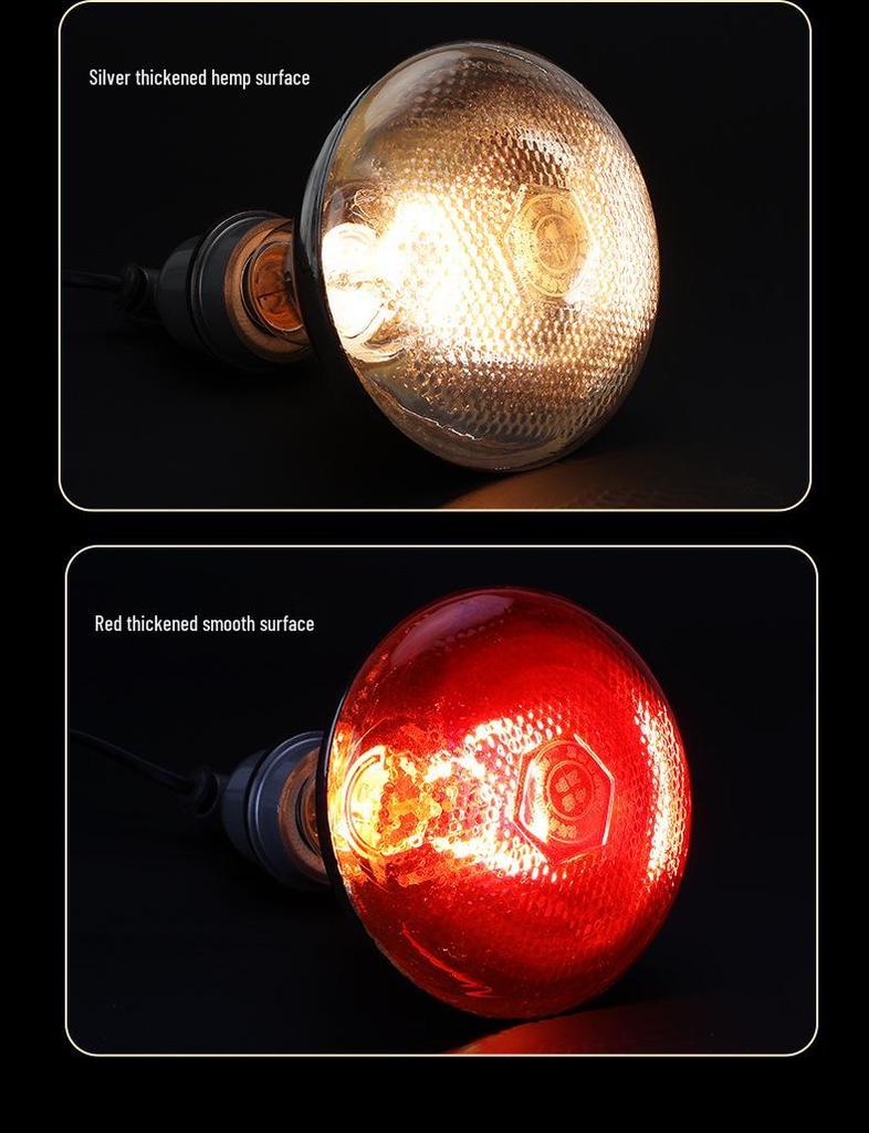 Thickened Heat Preservation Lamp for Breeding Farms: Ideal for Piglets, Chicks, Veterinary Heating, Brooders, Warming & Baking.