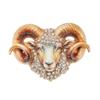 Enamel Goat Lapel Pin Zinc Zinc Alloy Animal Brooch Christmas Sheep Lamb Brooch  Unisex