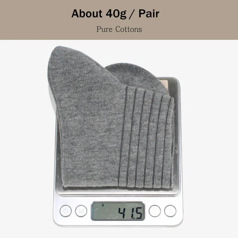 10 пар/комплект мужские носки хлопковые длинные деловые высококачественные утолщенные теплые носки для осени и зимы мужские термоноски