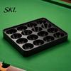 Heavy Duty Pool Ball Tray Billiard for 16 Balls, 3D Printed Anti-roll Holder, Snooker Carrying Storage Tray, Table Accessories
