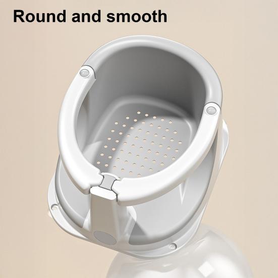 Baby Shower Seat Ergonomic Design Stable Comfortable Bath Chair Toddler Bath Chair Baby Bath Safety Seat