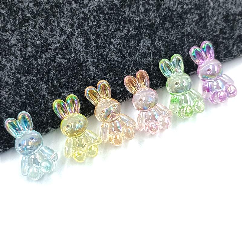 Ожерелье-браслет «сделай сам» для 10 шт. изготовления ювелирных изделий AB свободные бусины оптом кулон бусины «кролик-медведь»