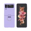 Легкий тонкий защитный чехол с защитой от царапин для Samsung Galaxy Z Flip 4 5g Flip4 Flip3 Flip 3 с кольцевым держателем, складной чехол