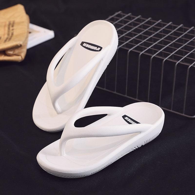 2024 New Summer Thick Sole Sandas Women Flat Home Indoor Beach Sandals Casual Open Toe Slides Women Slip On Slippers Flip Flops