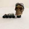 Ghost Skull Shape Head Manual Gearbox Shift Knob Big Teeth Manual Gear Stick Shifter Lever Knob for Car