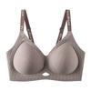 Quality version Contrast color Thread non-marking Medium thin comfortable underwear Women's small breasts gather jelly strips Soft support bra cover
