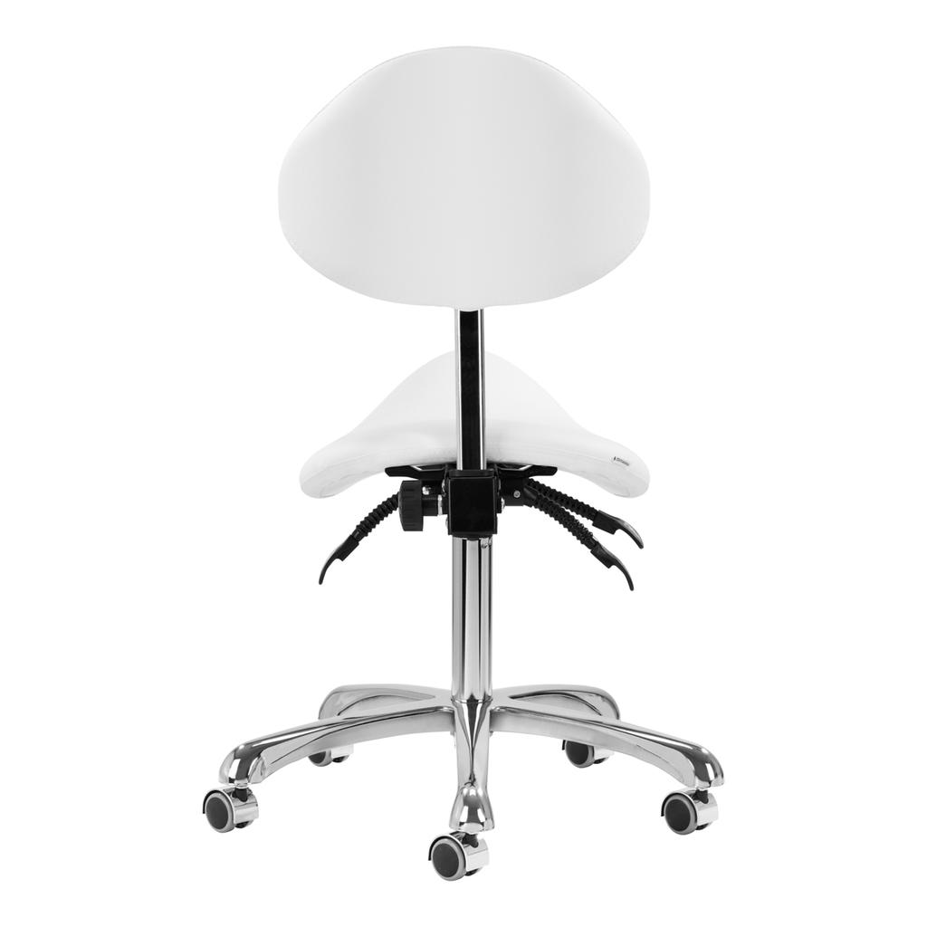 Taboret Kosmetyczny 1004 Giovanni Biały