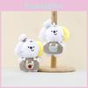 Adorable Plush Dog Keychain Charm Soft Stuffed Toy Perfect For Bag Accessories