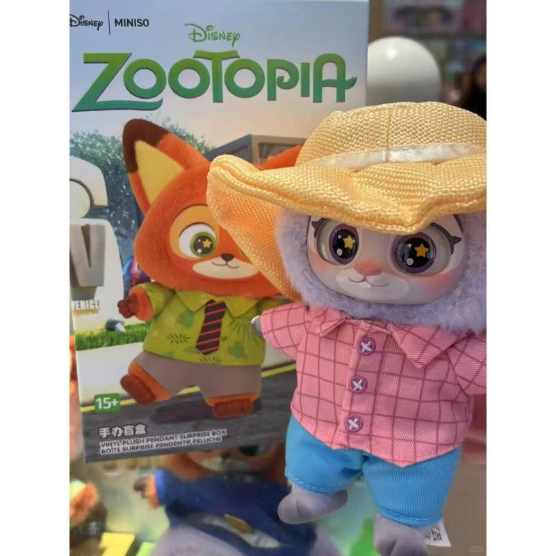 Внутренняя версия серии Zootopia Ника Джуди, сюрприз-бокс, плюшевый кулон и сопутствующие товары