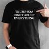 Футболка "Трамп был прав во всем" GD01 MAGA США Футболка