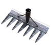 2/3/4/5/7 Teeth Heavy-Duty Steel Garden Hand Weeding Rake Tools Complete Weeding Multifunctiona Z5M7