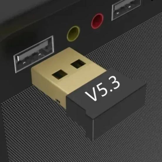 Беспроводной адаптер Plug and Play Поддержка нескольких устройств Низкая задержка Настольный компьютер USB Аудиоприемник Адаптер с поддержкой Bluetooth 5.3
