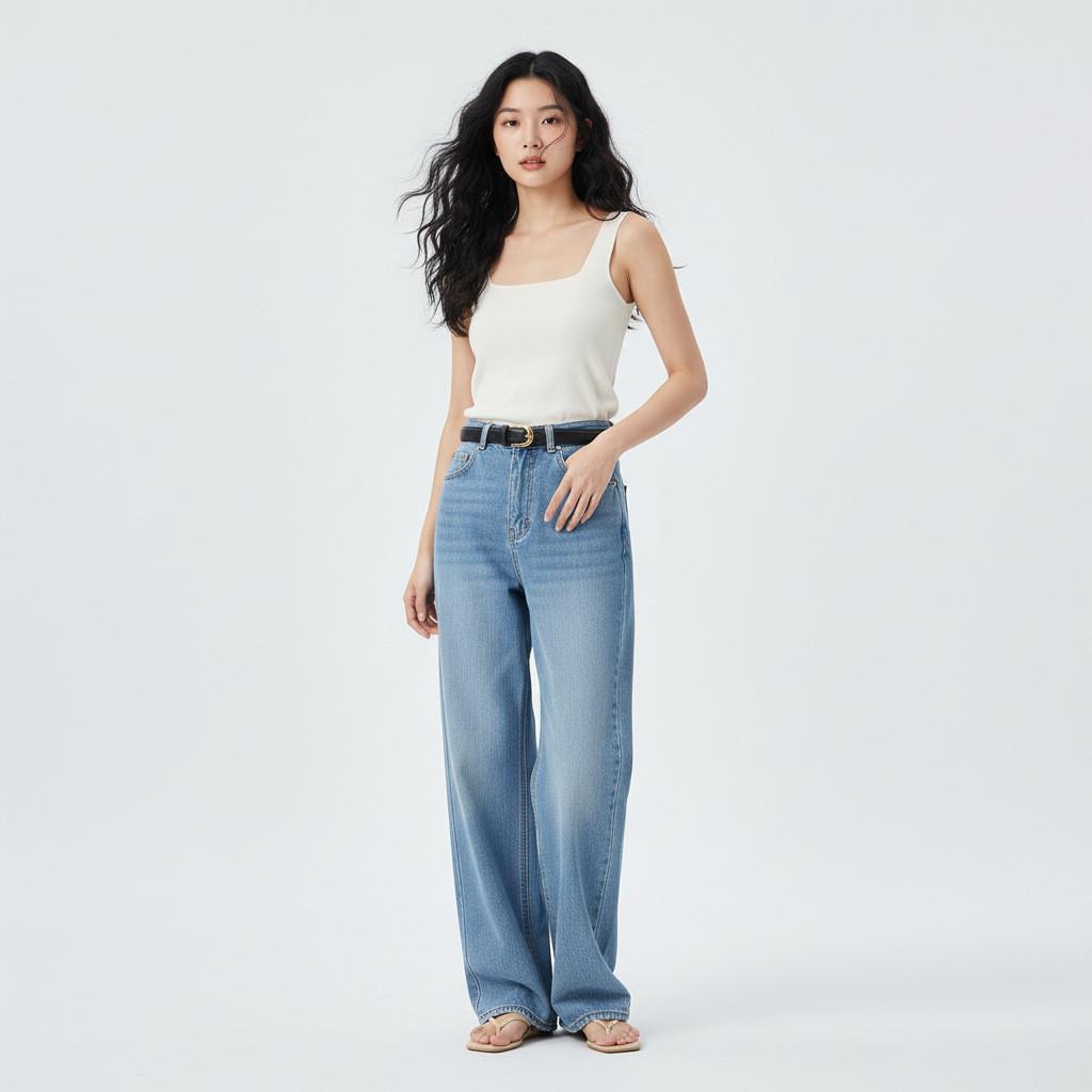 Genuine Leather Womens Slim Belt For Office And Casual Wear With Pin Buckle