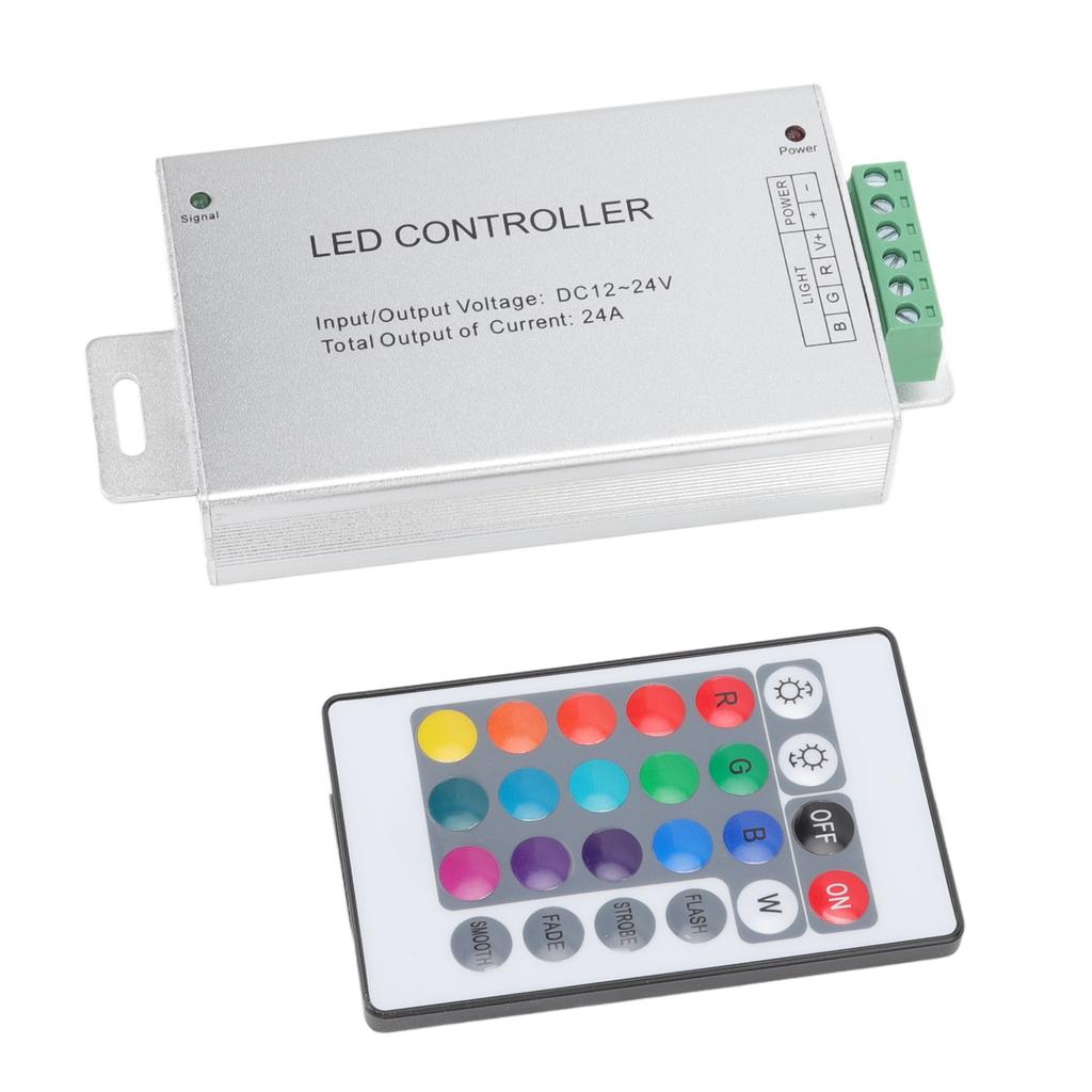 IR Remote Controller LED Light Strip Module Large Power 24A Wireless RF Controller