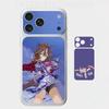 Премиальная наклейка-обертка U-Uma Musume Pretty Derby для iPhone 17 Pro/Max, Защитная декаль задней рамки и камеры (Не чехол)