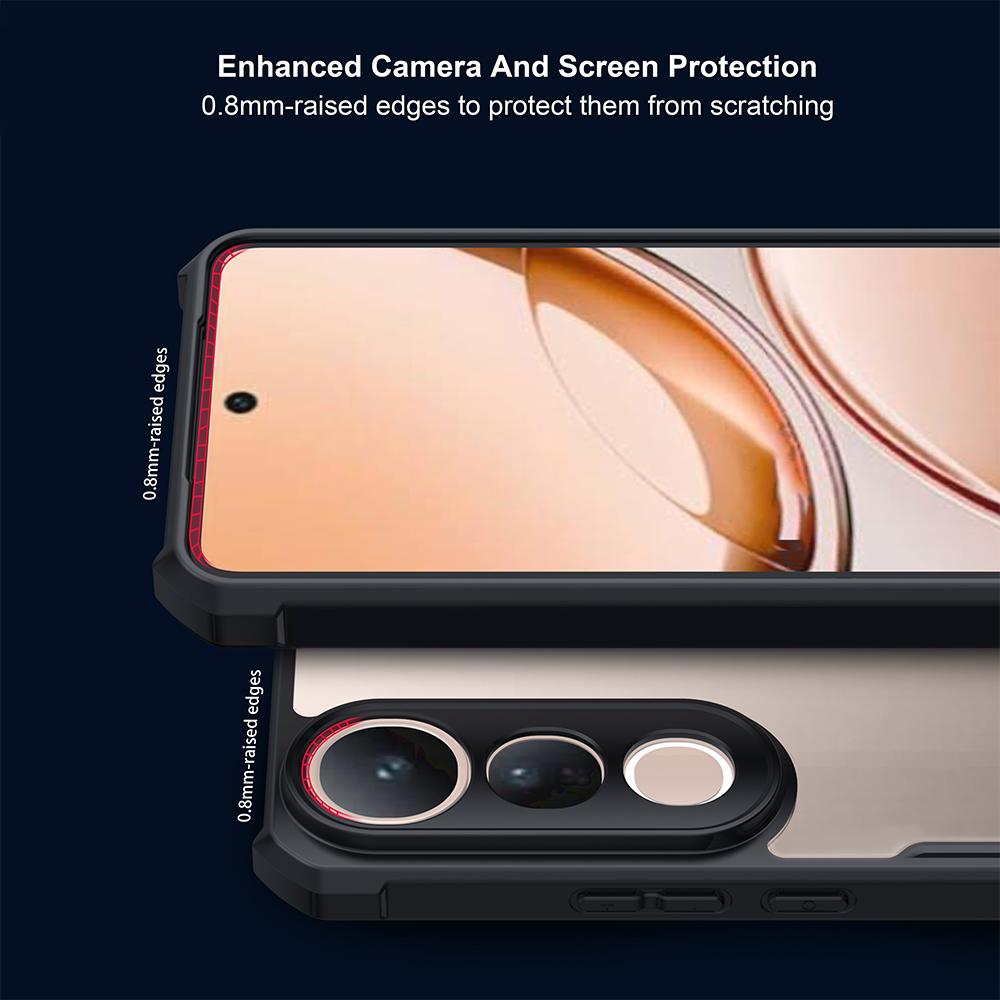 XUNDD For vivo V50 Lite 4G Case Dropproof TPU+Acrylic Clear Back Phone Cover