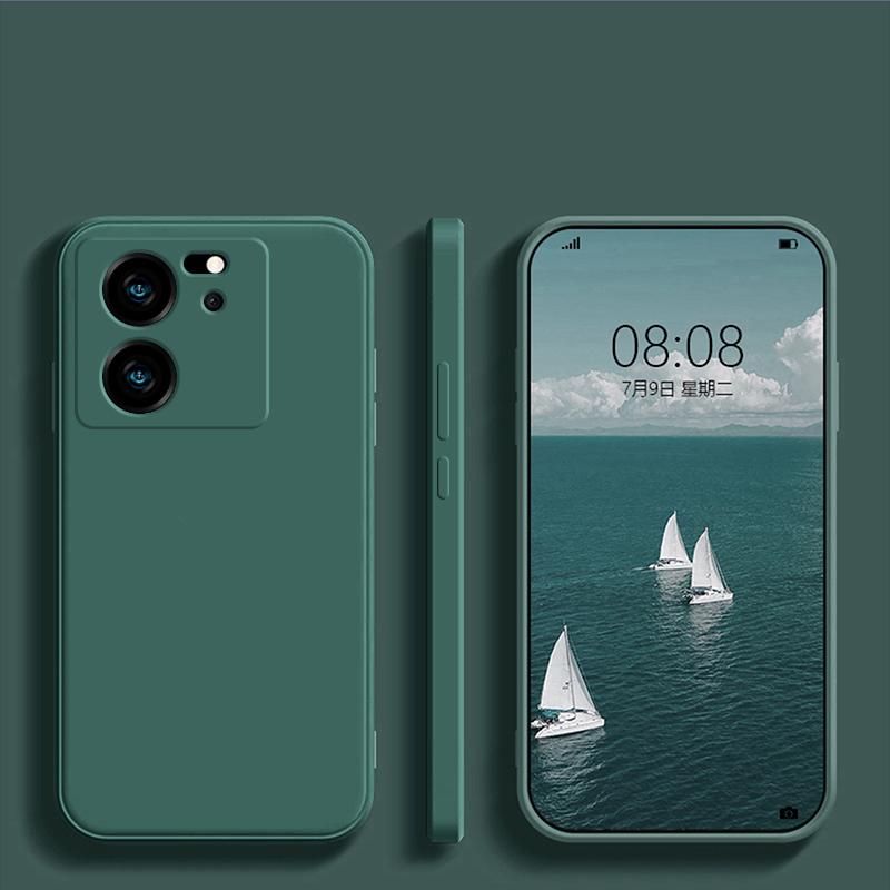 Для Mi 13T 13 T Mi13T Pro Чехол Роскошный квадратный жидкий силиконовый чехол для телефона Xiaomi Mi 13T Mi 13 T Pro Mi13T Pro 5G Мягкая задняя крышка