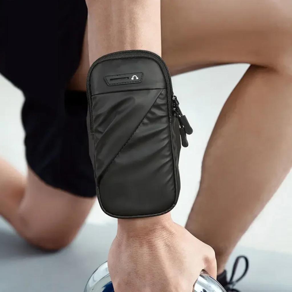 Running Phone Holder Waterproof Wrist Wallet Sport Arm Bag Universal Arm Pouch Large Capacity Zipper Cycling Arm Case