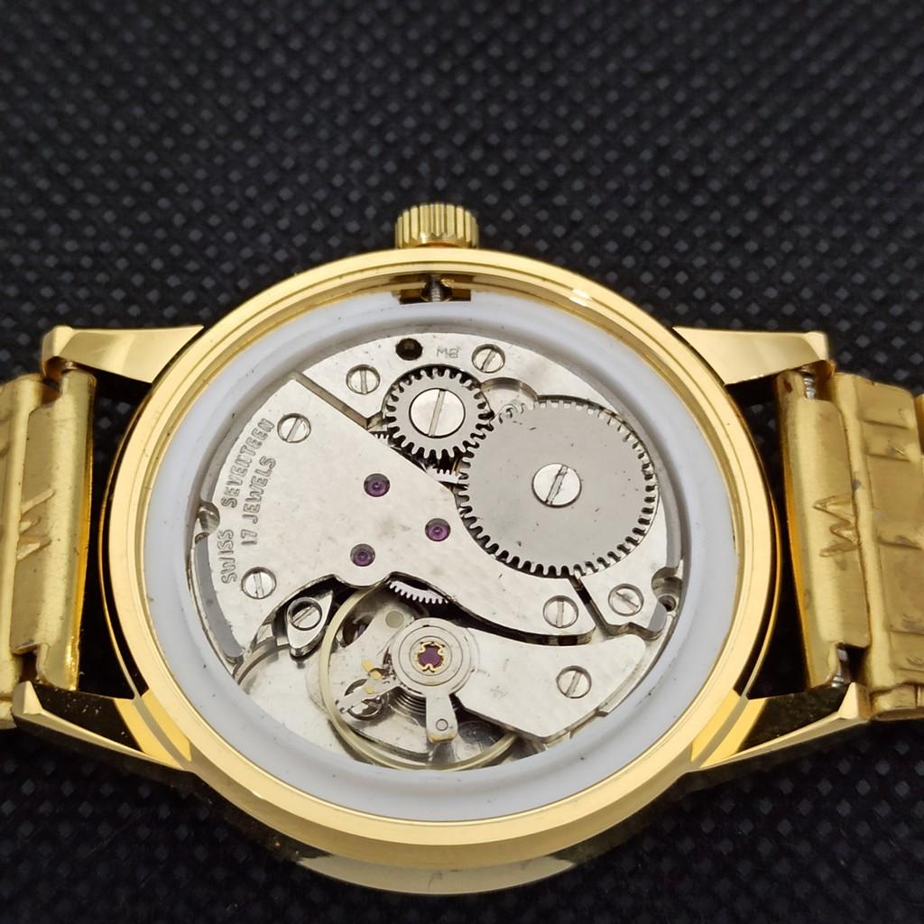 ВИНТАЖНЫЕ МУЖСКИЕ ЧАСЫ MONTINE OF SWITZERLAND 17J INCABLOC С ЗОЛОТЫМ ПОКРЫТИЕМ a285401-1