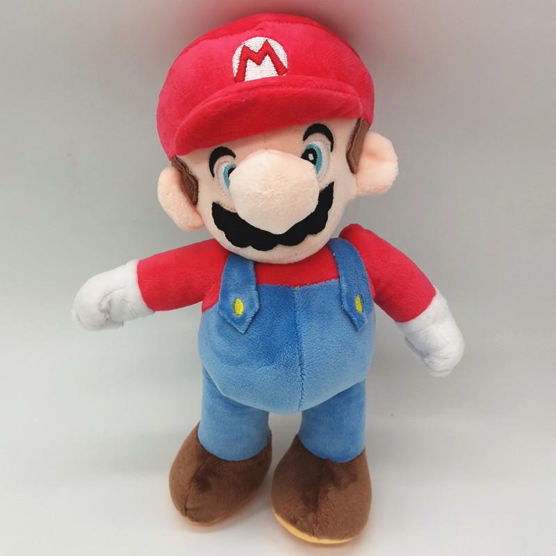 Super Mario Plush Toy Mushroom Brother Doll Cartoon Game Mario Stuffed Animal Soft Cute Pillow Birthday Gift 30cm