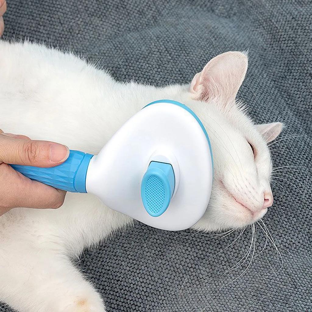 Массажная щетка для груминга кошек, расческа для питомцев, профессиональная щетка для удаления колтунов, прочная расческа для котят, аксессуары для питомцев