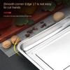Stainless Steel Food Storage Serving Tray Rectangle Oven Trays  for Cooking Serving