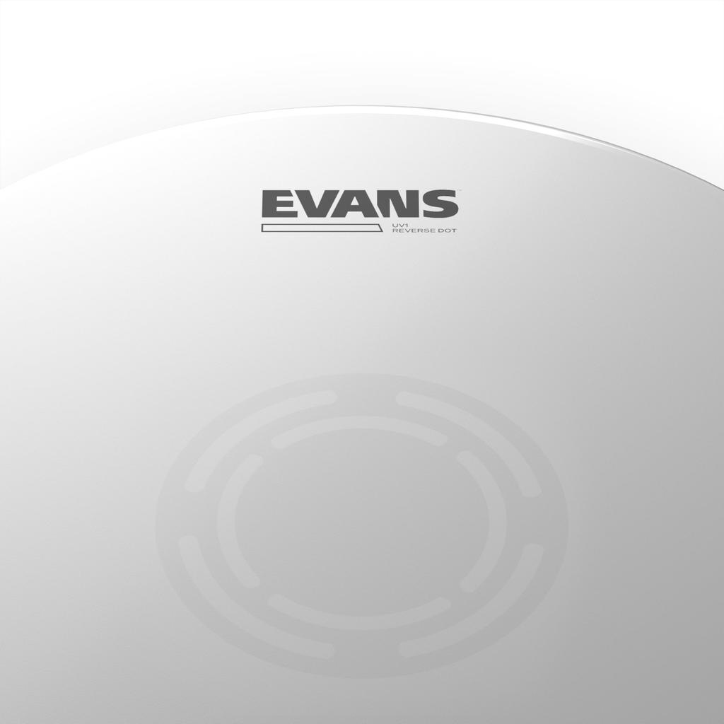 EVANS 13" UV1 Reverse Dot Coated Drumhead (1-ply, 10mil + 3mil Patch) B13UV1RD