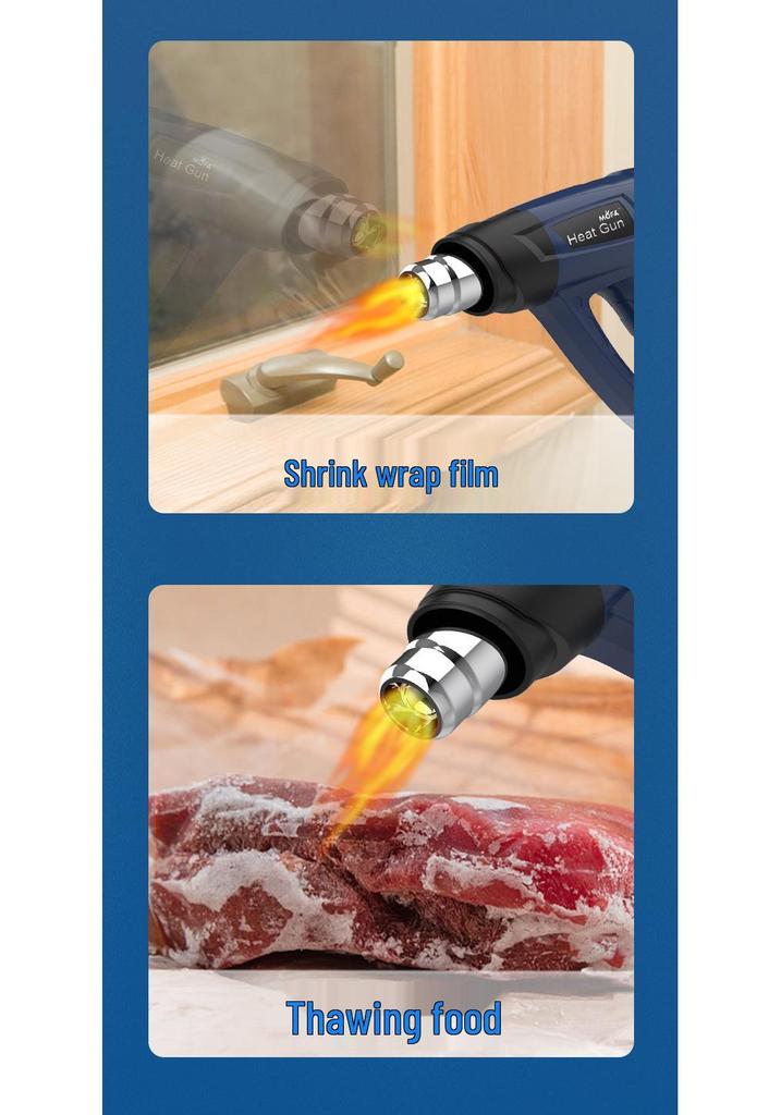 MOFA 2000W Digital Heat Gun for Car Film & Baking, EU/US Spec.