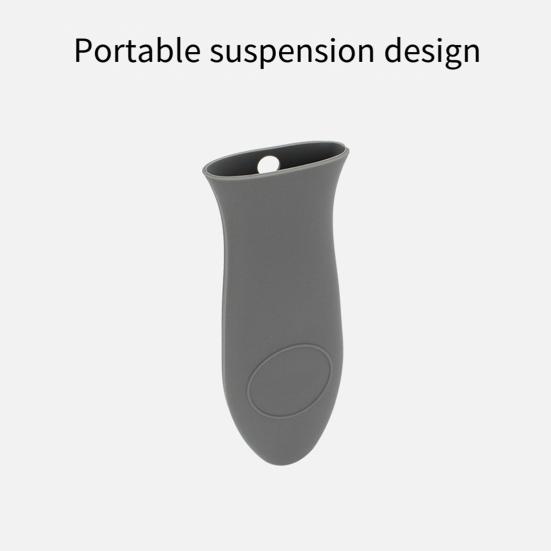 Силиконовая крышка ручки кастрюли. Термостойкая прихватка для чугунной сковороды. Гибкая резиновая втулка защищает руки от ожогов. Подвесной кухонный аксессуар.