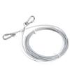 3M-15M Stainless Steel Clothesline, Portable Windproof Indoor/Outdoor Clothes Drying Camping Supplies Clothes Line