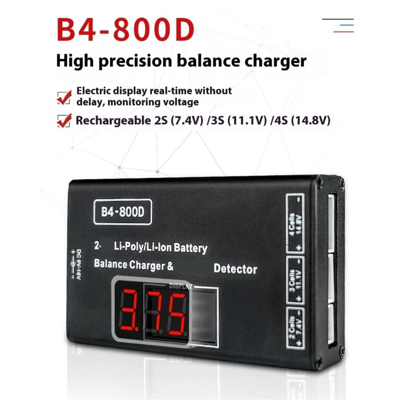 High Precisions Balance Charger For Remote Control Batteries Overcharge Protections And Real Time Voltages Monitoring