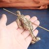 Латунь Адское Пламя Сунь Укун Настольное Украшение Боевой Будда Бронзовая Скульптура Ремесленная Декорация Подарок Старая Медная Посуда Оптом