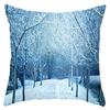 Christmas Snow Scene Series Pillowcases Home Sofa Pillowcase Car Cushion Covers Home Use