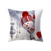 С Рождеством милый снеговик с принтом наволочка для дома, гостиной, украшения дивана, полиэстеровая подушка, наволочка