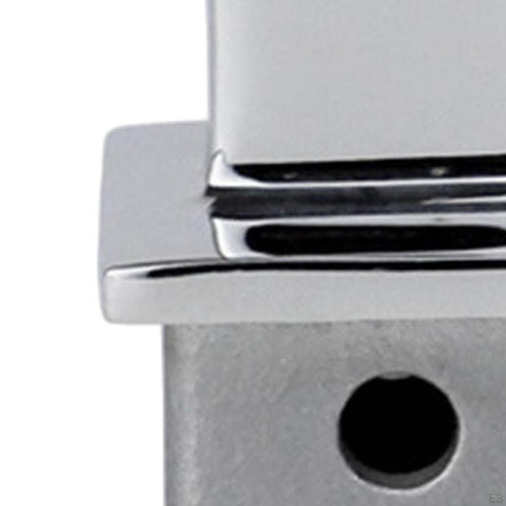 Квадратная верхняя заглушка для глазка, морская фурнитура для бимини, зеркально-полированная фурнитура для раздвижных яхт