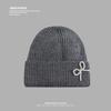 Pearl Bow Autumn and Winter Warm Woolen Hat for Women Korean Knitted Hat Showing Face Small Versatile Couple Pullover Cold Hat