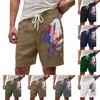 Мужские летние большие повседневные свободные спортивные брюки пляжные шорты