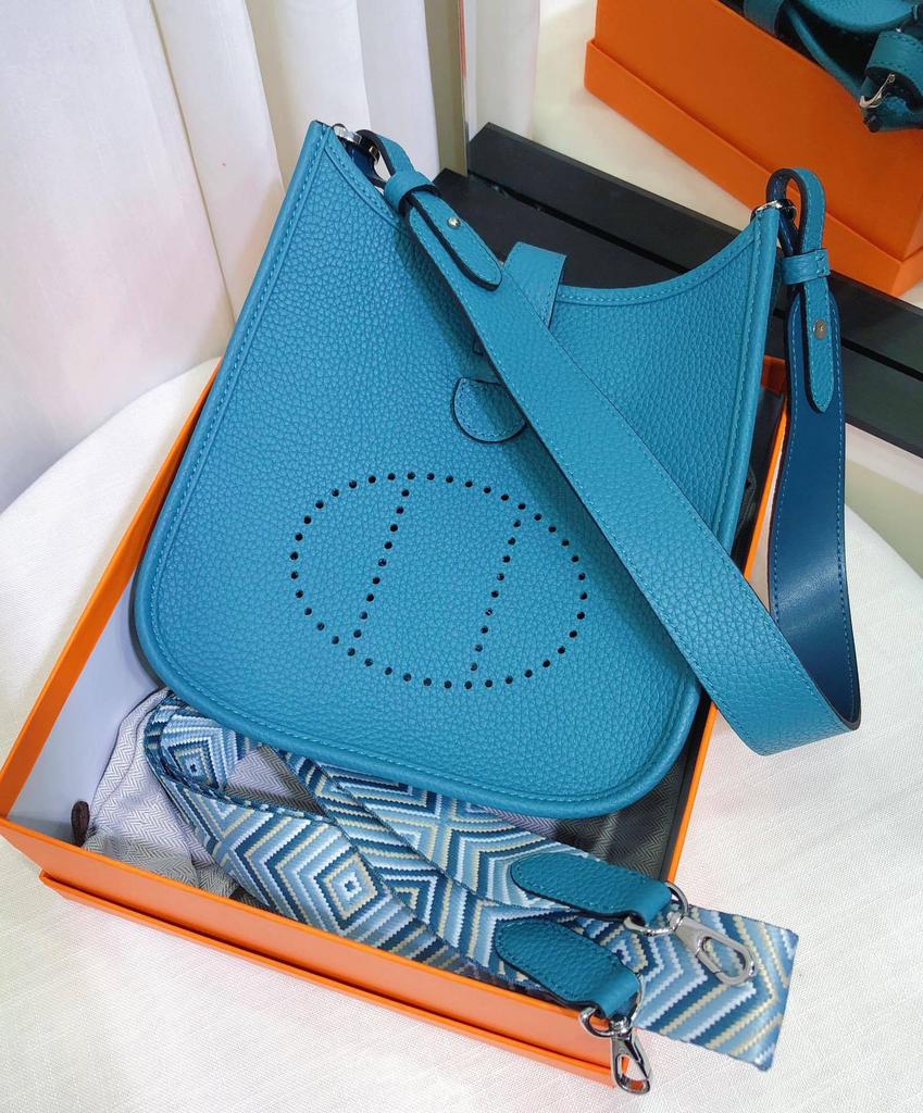 Сумка Evelyn из коровьей кожи первого слоя, женская сумка из натуральной кожи, сумка-ведро с узором личи, мини-повседневная на плечо/кроссбоди