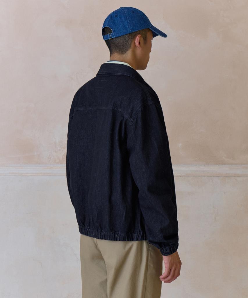 Musinsa Standard Denim Swing Top Blouson Jacket [Deep Indigo]