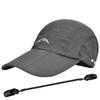 KAKELO Складная сетчатая мужская кепка для гольфа с защитой от УФ-лучей и солнца, водоотталкивающая, легкая, защита, (Серый)