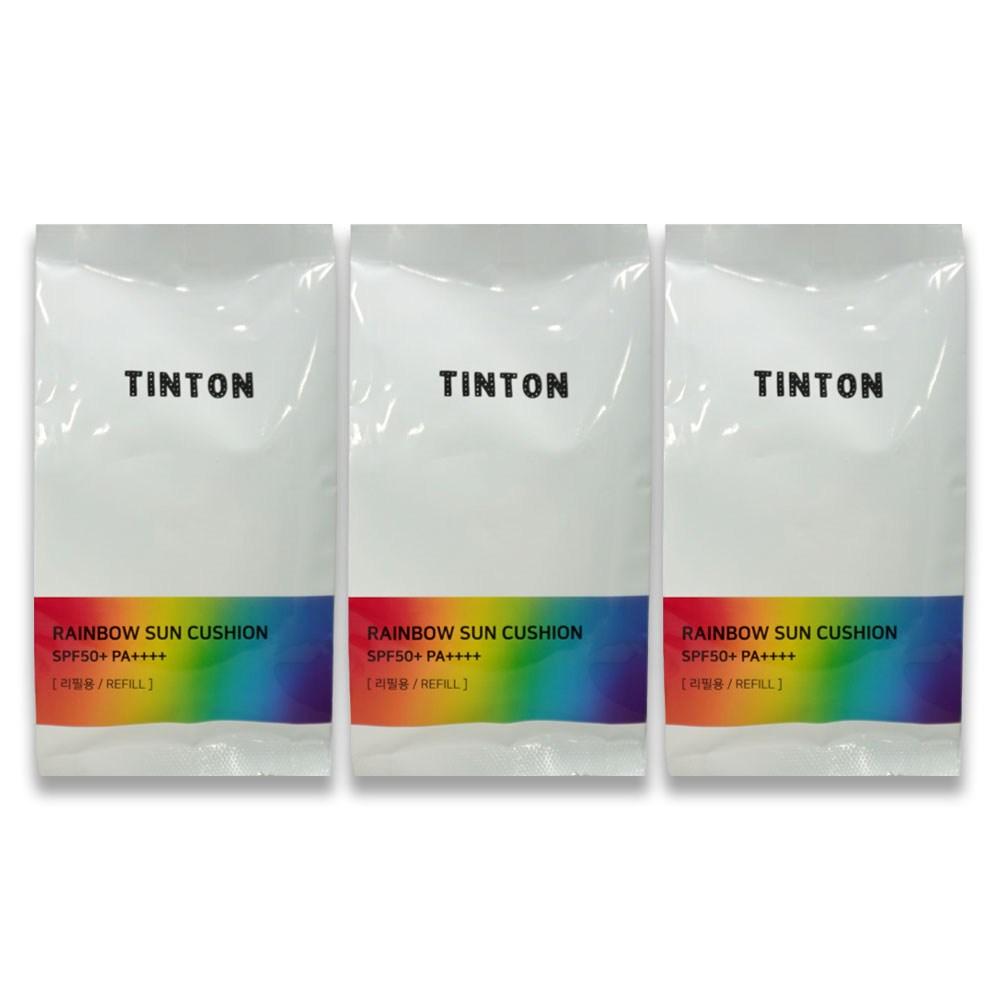 Tintone Rainbow King Cooling Sun Cushion Refill 25g 3pcs, 25g