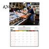 Home Study Room Decoration 2027 Pugs Working Wall Calendar, Funny Dog Hanging Calendar 12 Monthly Planner with Unique Illustrations for Office