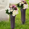 Cemetery Vase for Memorial Events Graveside Flower Holder Floral Arrangement Cone Vase