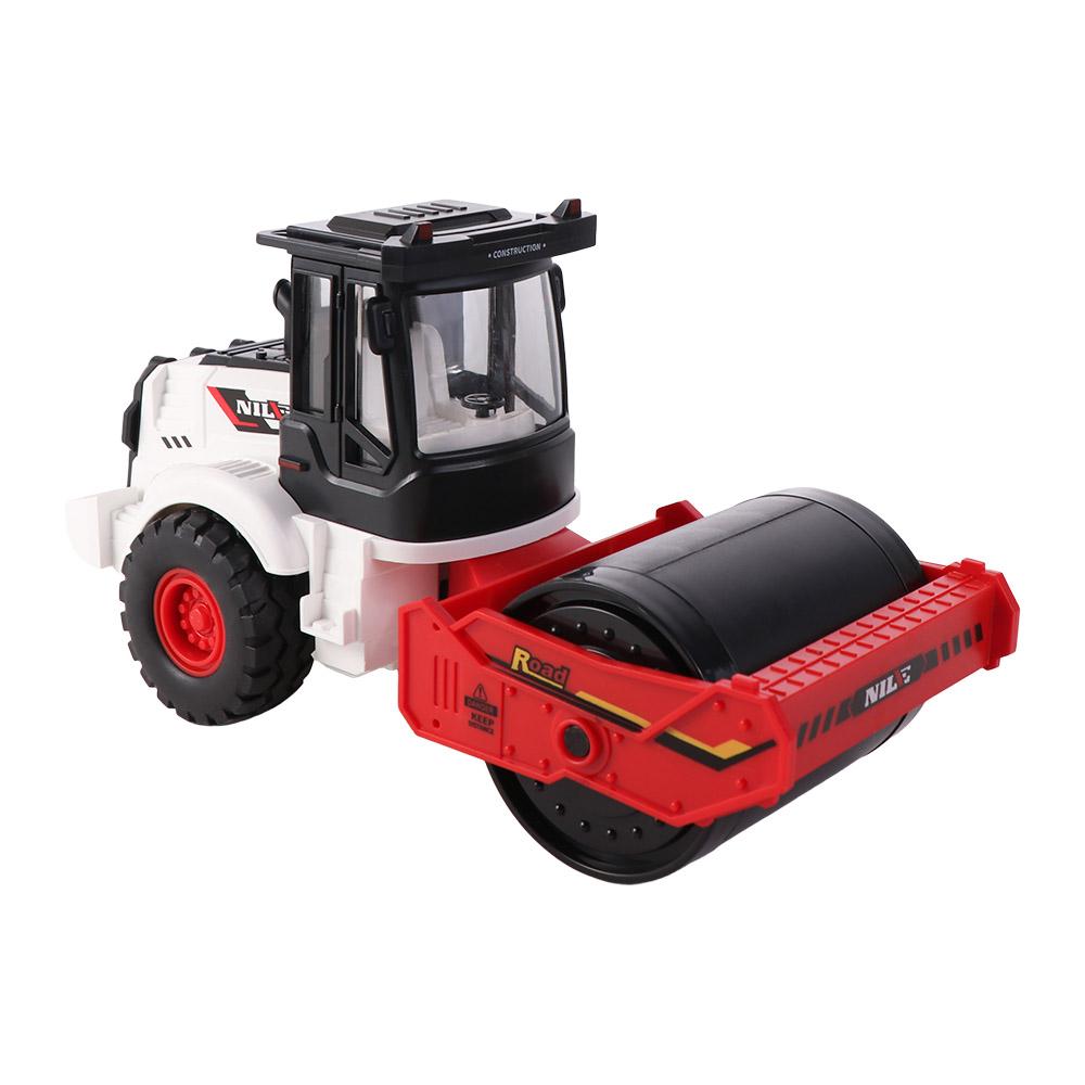 1:60 Scale Engineering Car Model Road Roller Excavator Bulldozer Toy Collection Toys