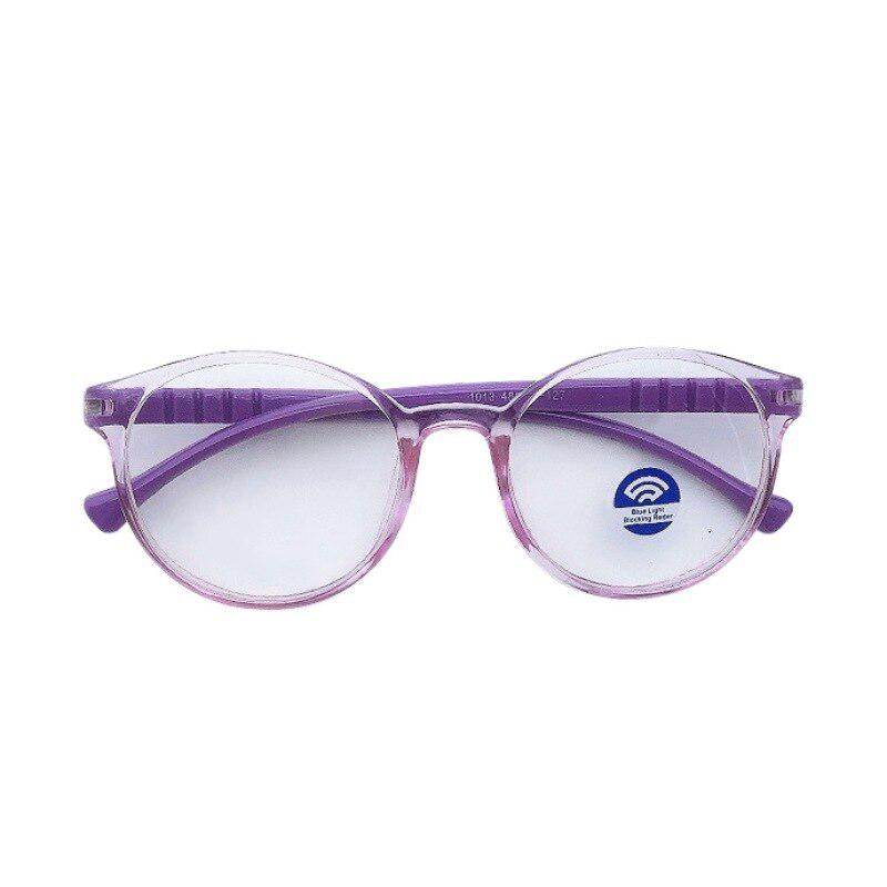 Cute Jelly Color Children's Anti-Blue Glasses Flat Mirror Eye Protection Glasses