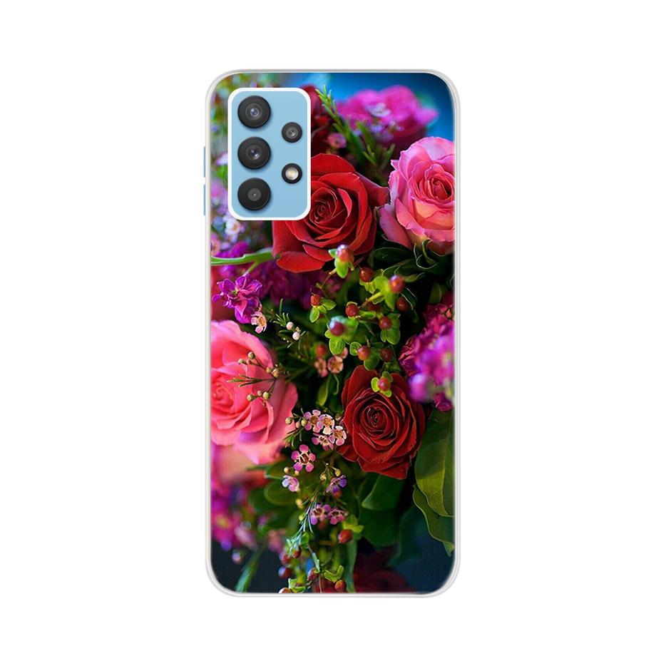 Чехол для мобильного телефона для Samsung Galaxy A32 Чехол Космические туманные узоры Coque Cover НА Samsung A32 4G A 32 5G A325F A326B Задняя крышка