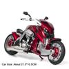 Scale 1:12 R3 V-REX Motorcycle Model Toy Car Metal Body Rubber Tires Linkage Steering Motor Models Children's Hobby Toys