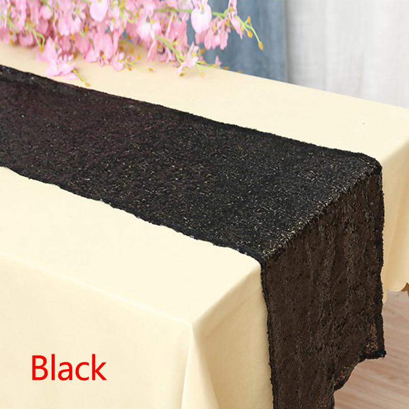 12" X 72" Красивый Прямоугольный Настольный Флаг Блестки Дорожка Для Скатерти Украшения Для Вечеринки Главная