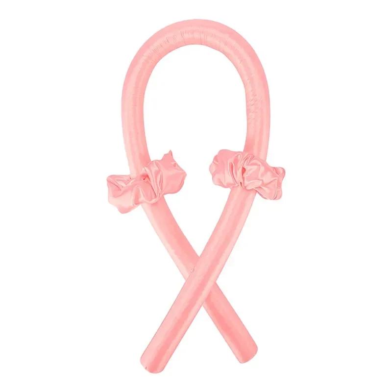 Безопасная щипцы для завивки волос, повязка на голову без нагрева, шелковые кудри, лента, бигуди, мягкая повязка на голову для сна, ленивые бигуди, инструменты для укладки волос